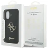 Telefono dėklas Guess Silicone Big 4G Script iPhone 17, juodas