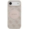 Dėklas Guess 4G Circle Classic Logo MagSafe skirtas Apple iPhone Air rožinės spalvos