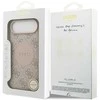 Dėklas Guess 4G Circle Classic Logo MagSafe skirtas Apple iPhone Air rožinės spalvos