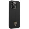 Guess GUHCP14LSLTGK Apple iPhone 14 Pro6,1" dėklas telefonui juodos spalvos hardcase Silicone Triangle