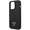 Guess GUHCP14LSLTGK Apple iPhone 14 Pro6,1" dėklas telefonui juodos spalvos hardcase Silicone Triangle