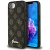 Guess Peony Script Logo MagSafe iPhone 16e Dėklas Juodas