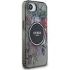 Guess IML Flowers MagSafe iPhone 16e Dėklas - Juodas