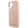 Dėklas Karl Lagerfeld Initial & Metal Logo MagSafe iPhone 16 Case - Rožinė
