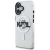 Karl Lagerfeld IML Choupette Sketch Logo MagSafe iPhone 16 dėklas – skaidrus