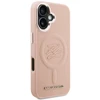 Dėklas Karl Lagerfeld Initial & Metal Logo MagSafe iPhone 16 Case - Rožinė