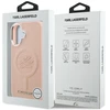 Dėklas Karl Lagerfeld Initial & Metal Logo MagSafe iPhone 16 Case - Rožinė