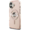 Dėklas Karl Lagerfeld IML Choupette Sketch Logo MagSafe iPhone 16 Case - Rožinė