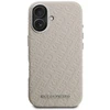 Dėklas Karl Lagerfeld FW Stamped Karl MagSafe iPhone 16 Case - rusvai gelsvas