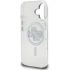 Karl Lagerfeld IML Glitter Karl and Choupette Sketch MagSafe dėklas iPhone 16 skaidrus