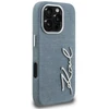 Dėklas Karl Lagerfeld FW Jeans Signature Logo iPhone 16 Pro Case - Mėlyna