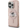 Dėklas Karl Lagerfeld IML Choupette Sketch Logo MagSafe Case for iPhone 16 Pro - Rožinė