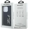 Dėklas Karl Lagerfeld FW Jeans Signature Logo iPhone 16 Pro Case - Juodas