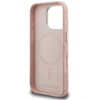 Dėklas Karl Lagerfeld FW Stamped Karl MagSafe Case for iPhone 16 Pro - Rožinė