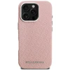 Dėklas Karl Lagerfeld FW Stamped Karl MagSafe Case for iPhone 16 Pro - Rožinė