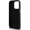 Karl Lagerfeld Grained PU K&CH Heads dėklas skirtas Apple iPhone 16 Pro juodos spalvos