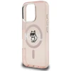 Dėklas Karl Lagerfeld IML Choupette Sketch Logo MagSafe Case for iPhone 16 Pro - Rožinė