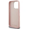 Dėklas Karl Lagerfeld FW Grained Signature Logo iPhone 16 Pro Max Case - Rožinė