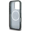 Karl Lagerfeld IML K&CH Heads Repeated Logo MagSafe dėklas Apple iPhone 16 Pro Max juodos spalvos