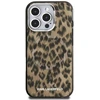 Karl Lagerfeld IML Leopard MagSafe dėklas Apple iPhone 16 Pro Max rudos spalvos