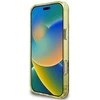 Guess IML 4G Glitter and Triangle Logo MagSafe Apple iPhone 16 Pro Max dėklas telefonui rudos spalvos