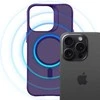 3Mk apsaugos 3mk dūminis „MagCase“ dėklas iPhone 16 Pro Max - Violetinė-Permatoma
