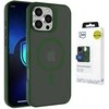 Dėklas 3Mk apsaugos 3mk dūminis „MagCase“, skirtas „iPhone 16 Pro Max“ - Žalias-permatomas