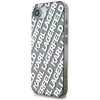 Karl Lagerfeld IML Repeat Logo dėklas, skirtas iPhone 16e - sidabrinis