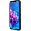 GUESS dėklas, skirtas IPHONE 16e (SE 4 2025) suderinamas su MagSafe GUHMPSE4HG4PRTGK (IML Metal Glitter 4G Circle Triangle) juodas