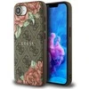 Guess 4G Flowers Print MagSafe dėklas iPhone 16e - ruda