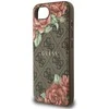 Guess 4G Flowers Print MagSafe dėklas iPhone 16e - ruda