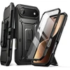 Telefono dėklas iPhone 17 Air juodas atsparus smūgiams Supcase