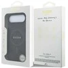 GUESS dėklas, skirtas IPHONE 17 Air, suderinamas su MagSafe GUHMP17MG4GFRK (PU 4G Ring Classic Logo) juodas