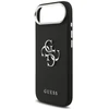 Telefono dėklas iPhone 17 Air juodas tekstūrinis Guess