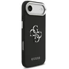 Telefono dėklas iPhone 17 Air juodas tekstūrinis Guess