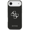 Telefono dėklas iPhone 17 Air juodas tekstūrinis Guess