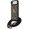 Dėklas Guess 4G Big Logo Cord Stap Crossbody skirtas Apple iPhone Air rudos spalvos