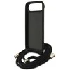 Dėklas Guess 4G Big Logo Cord Stap Crossbody skirtas Apple iPhone Air rudos spalvos