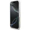 Guess IML Flowers Allover virvelė MagSafe dėklas skirtas Apple iPhone 17 baltos spalvos