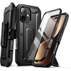 Telefono dėklas iPhone 17 juodas atsparus smūgiams Supcase