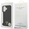 „Guess“ blizgantis trikampio formos logotipo „MagSafe“ dėklas, skirtas „iPhone 17“ – Juodas