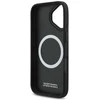 Dėklas BMW M Quilted Logo MagSafe Apple iPhone 17 juodos spalvos