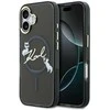 Dėklas Karl Lagerfeld IML Choupettes Karl Script Logo MagSafe iPhone 17 Case - Juodas
