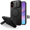 Tech-Protect Kevlar Aura MagSafe dėklas skirtas Apple iPhone 17 – juodos spalvos