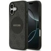 „Guess 4G Circle Classic Logo MagSafe“ dėklas, skirtas iPhone 17 - juodas