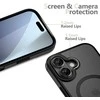 Tech-Protect MagMat XT 4-set MagSafe dėklas skirtas Apple iPhone 17 – matinis juodos spalvos