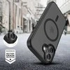 Tech-Protect MagMat XT 4-set MagSafe dėklas skirtas Apple iPhone 17 – matinis juodos spalvos