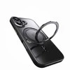 Tech-Protect MagRing MagSafe dėklas skirtas Apple iPhone 17 – matinis juodos spalvos