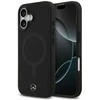 Mercedes Plain Smooth Leather MagSafe dėklas Apple iPhone 17 juodos spalvos