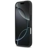 Original dėklas MERCEDES Leather Laurel Leaves MagSafe skirtas Apple iPhone 17 juodos spalvos